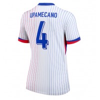 Echipament fotbal Franţa Dayot Upamecano #4 Tricou Deplasare European 2024 pentru femei maneca scurta